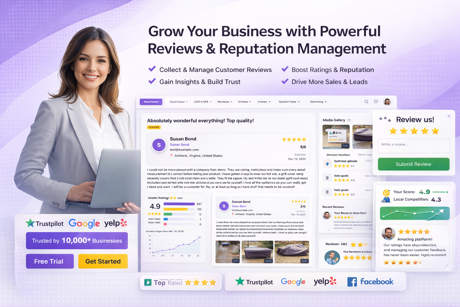 SaaS Review Engine – Unified Review Management Platform